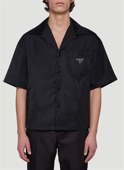 buy men's prada shirts|prada cettire men's shirt.